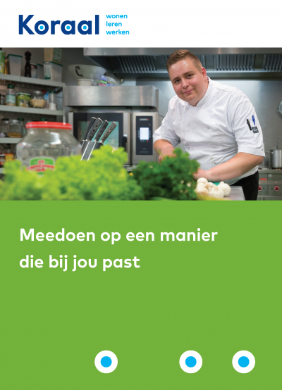 Flyer Meedoen op een manier die bij jou past